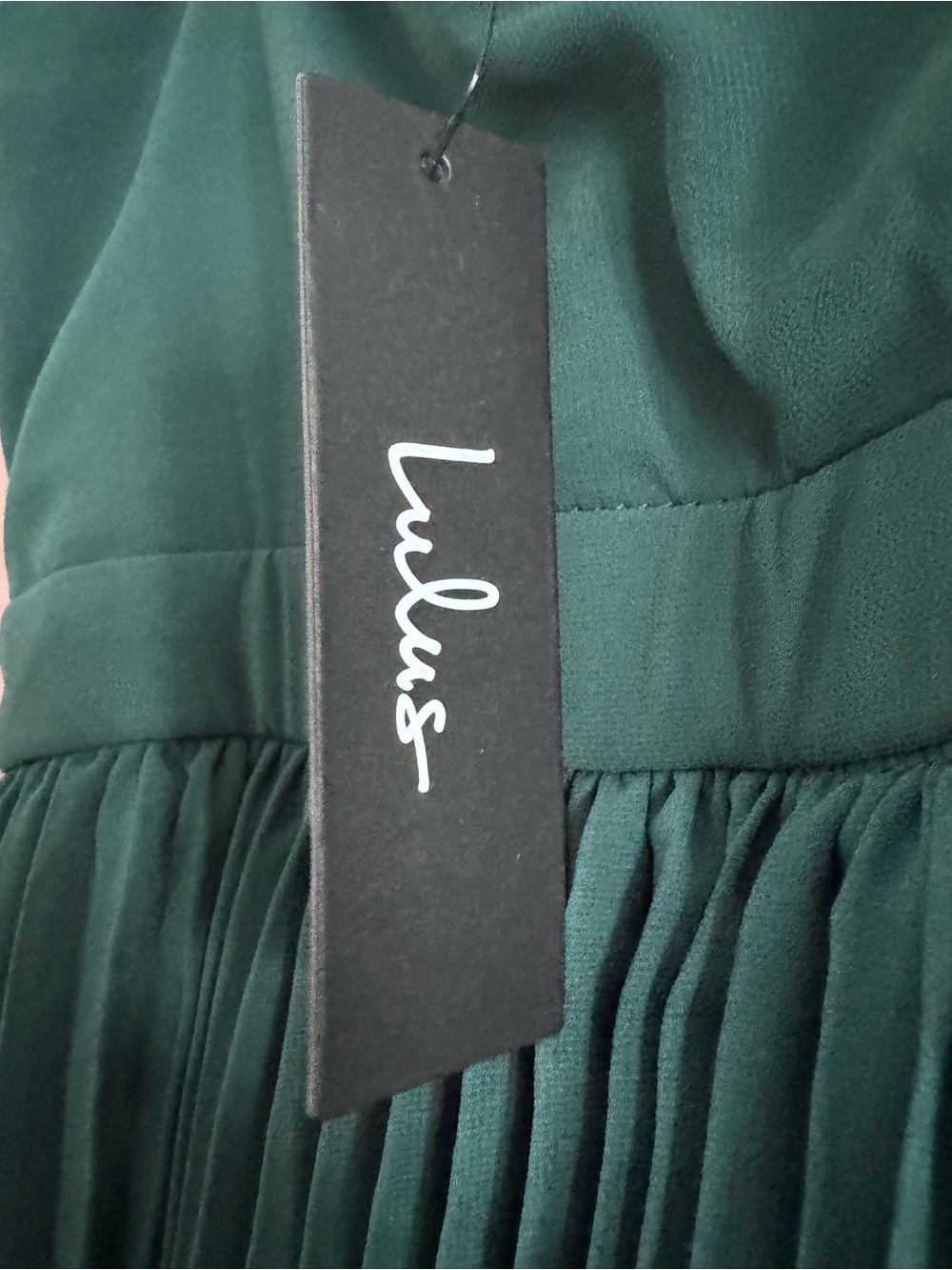 Lulus Jehona Emerald Green Pleated Tiered Maxi Dress - Size XL - Picture 2 of 12